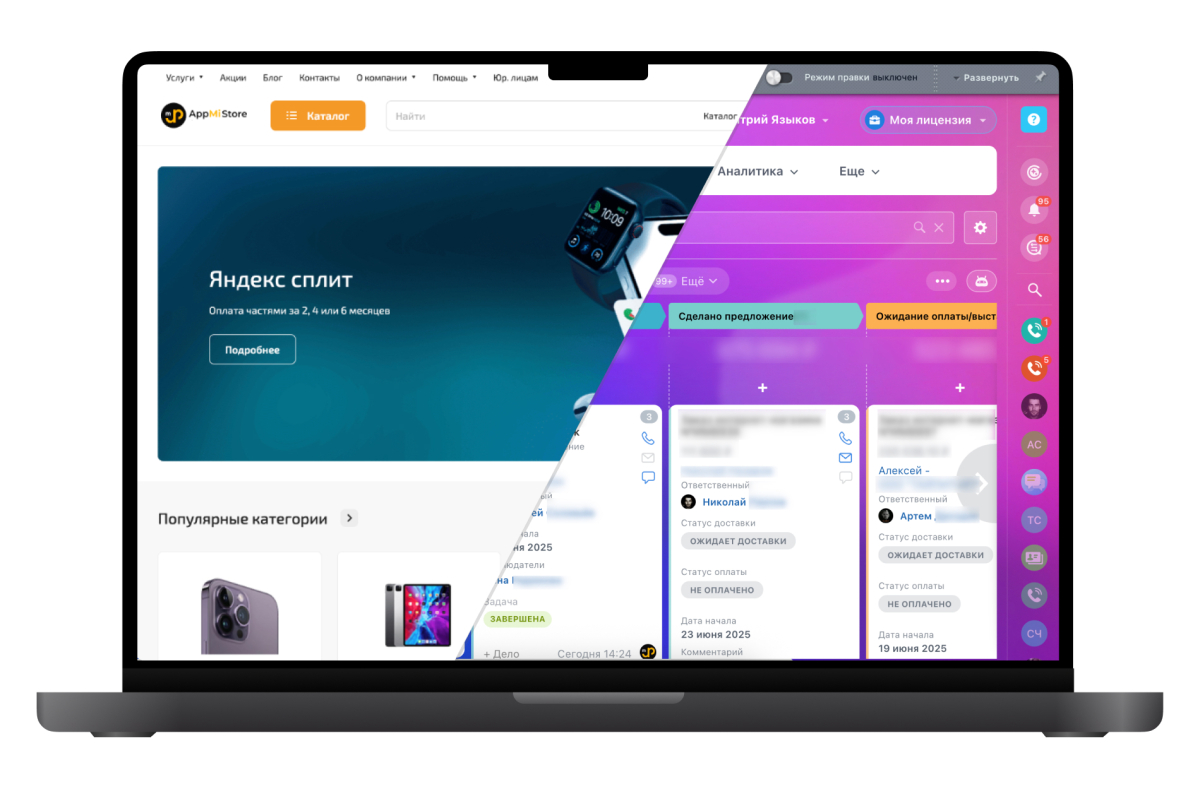crm для интернет-магазина электроники