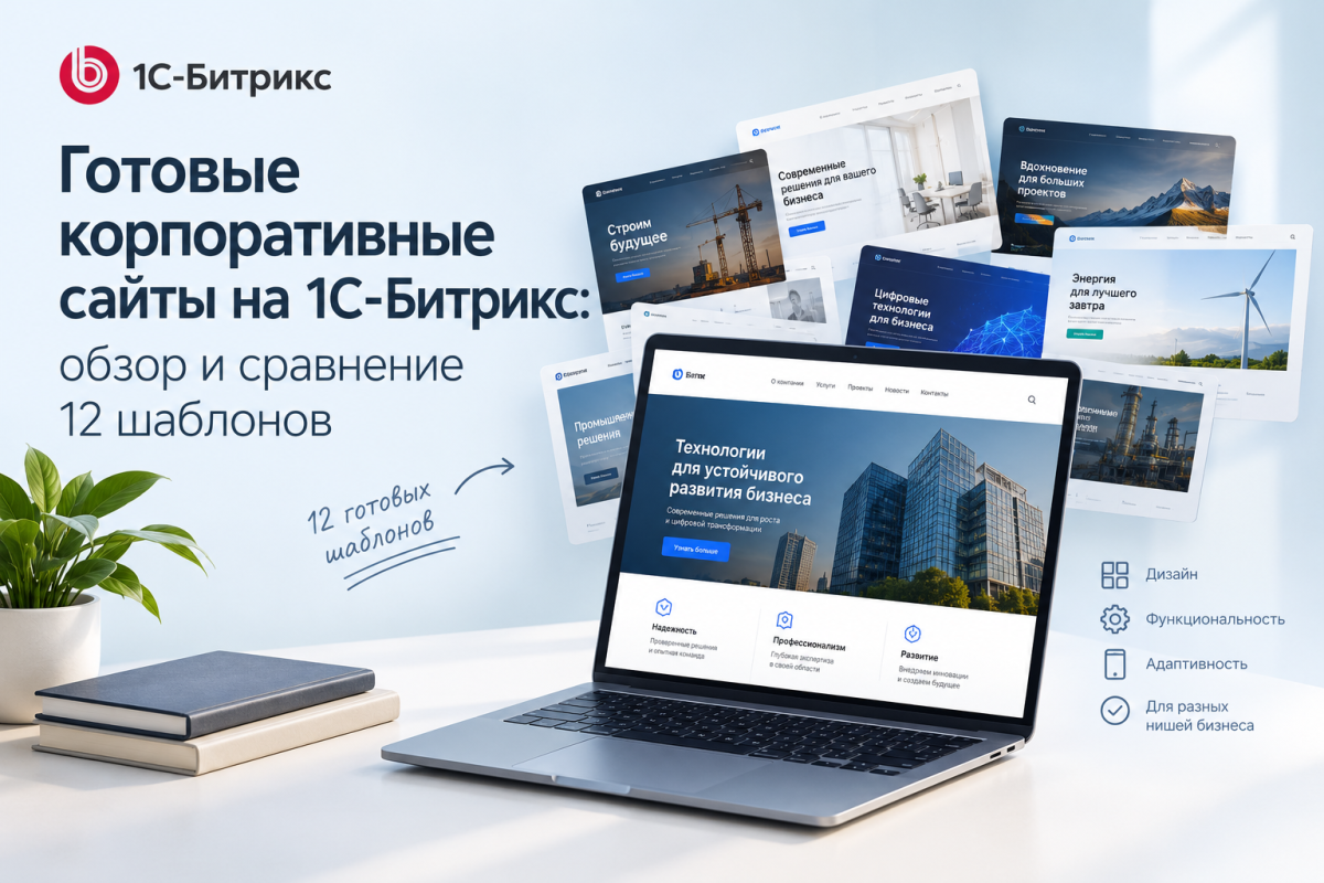 готовые корпоративные сайта на 1с-битрикс